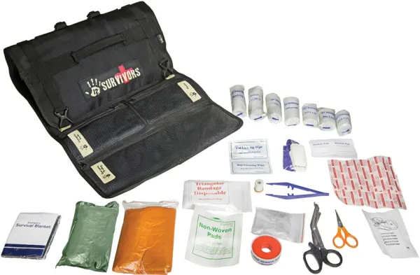 12 Survivors First Aid Rollup Kit TWS42000B
