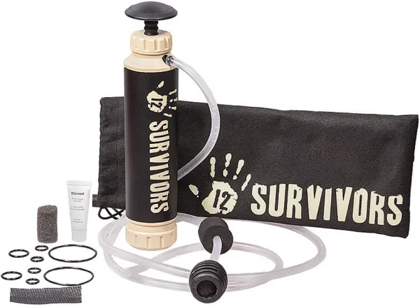 12 Survivors Hand Pump Water Purifier TWS76003