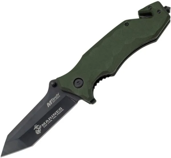 USMC Marines SGT Linerlock A-O Gr knives USMA1028GP