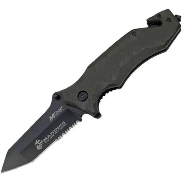 USMC Marines SGT Linerlock A-O Gr knives USMA1028GS