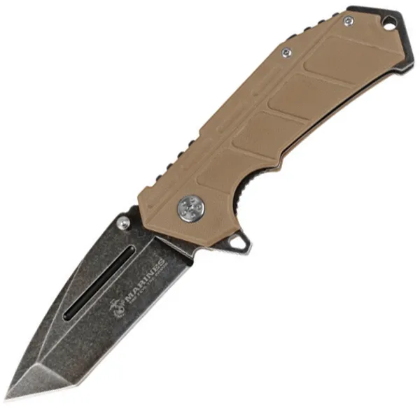 USMC Scrapper Linerlock A-O knives USMA1034TP