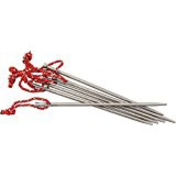 Vargo Titanium Nail Stakes w- Cord VR113