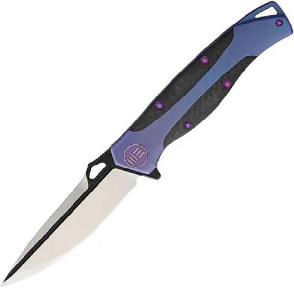 We Knife Co Ltd Model 606 Framelock Blue CF WE606CFA