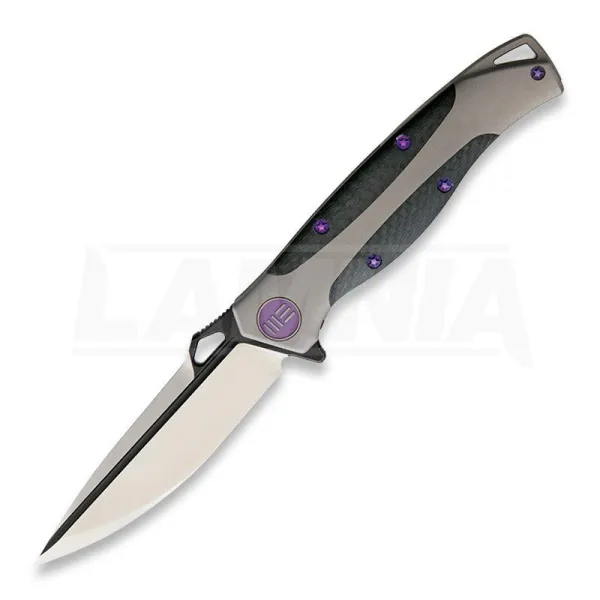 We Knife Co Ltd Model 606 Framelock Gray CF WE606CFC
