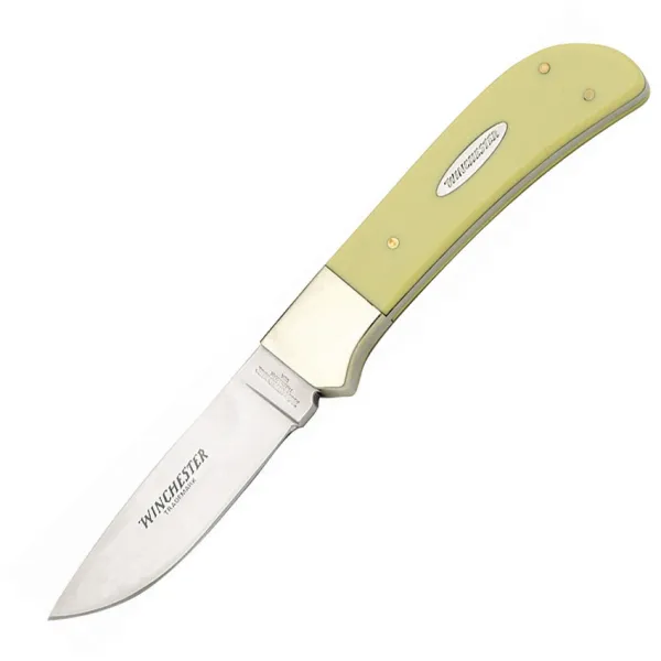 Winchester Fixed Blade Yellow Clam Pack knives - multitools WN14004YCP