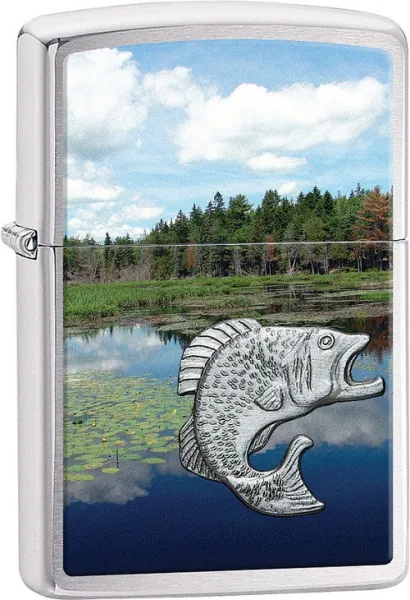 Zippo Fish In Lake lights ZO12287