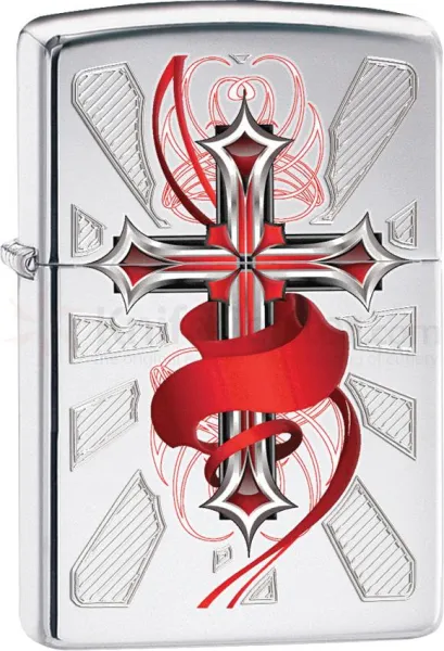 Zippo Cross with Wings lights ZO28526