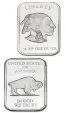 Buffalo 1 oz Silver Bar .999 Fine