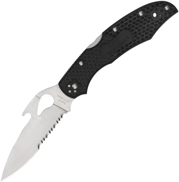 Spyderco Cara Cara2-blk Frn-combo-emrsn knives BY03PSBK2W