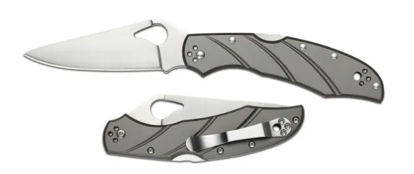 Spyderco Cara Cara2-titanium-plain knives BY03TIP2