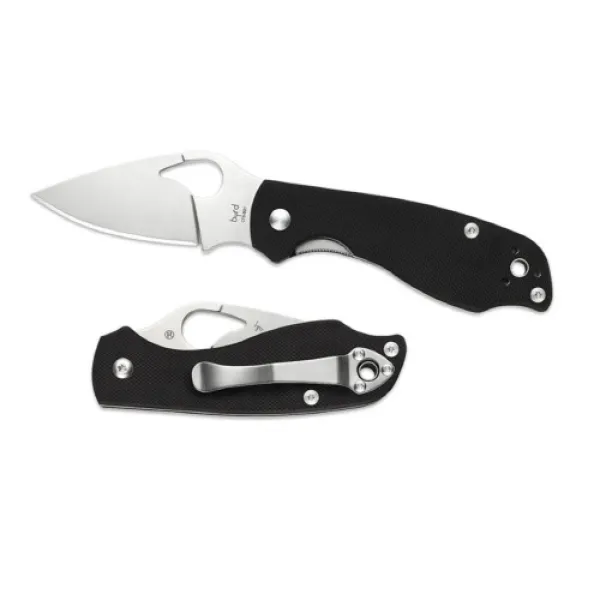 Spyderco Raven 2-black G10-plain Edge knives BY08GP2