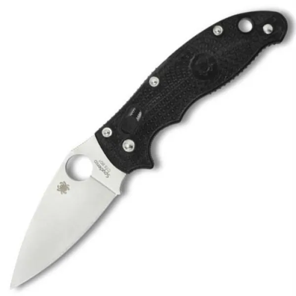 Spyderco Manix 2-black Handle-plain knives C101PBK2