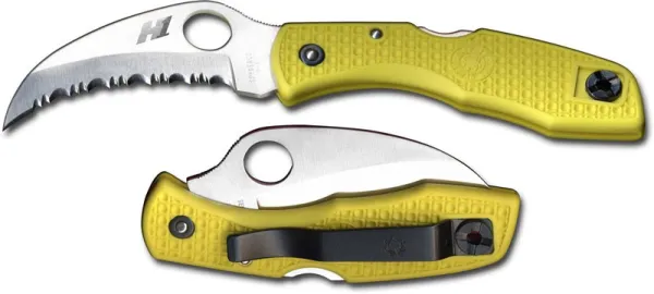 Spyderco Tasman Salt 2 Yellow knives C106SYL2