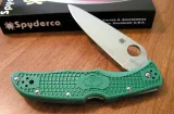 Spyderco ENDURA-ZOME GREEN HANDLE - C10ZFPGR
