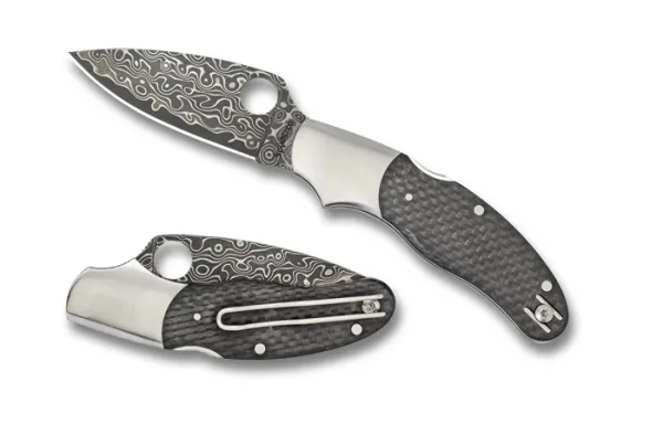 Spyderco Caly 3 Damascus Knife C113CFPD