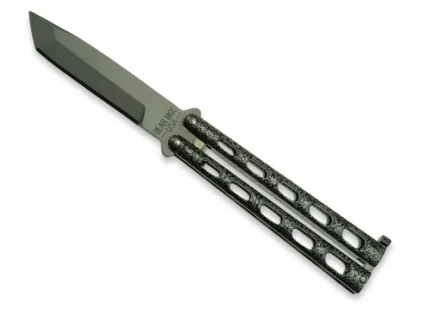 Bear and Son 5 Sil Vein Ar Piercing Butfly Knives C114A