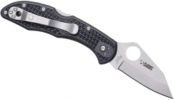 Spyderco Ex Kahr Arms Delica Pl Black F knives C11KAPBK
