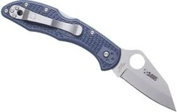 Spyderco Ex Kahr Arms Delica Pl Den Blu knives C11KAPDB
