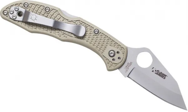 Spyderco Ex Kahr Arms Delica Pl Khaki knives C11KAPKH