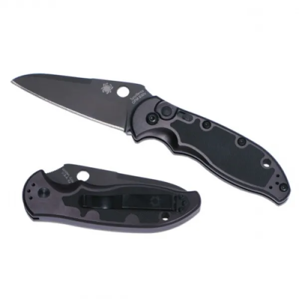Spyderco C121BKS Embassy Spyderedge Black Knife