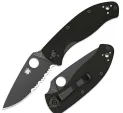 Spyderco TENACIOUS BLK G-10 COMBO EDGE - C122GBBKPS