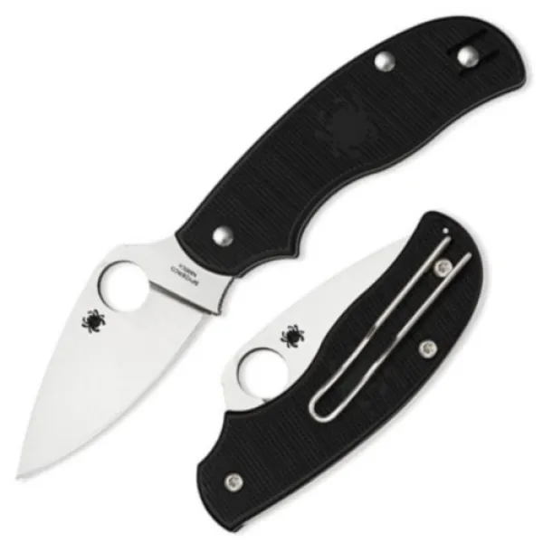 Spyderco Urban Leaf- Lightweight Black knives C127PBK