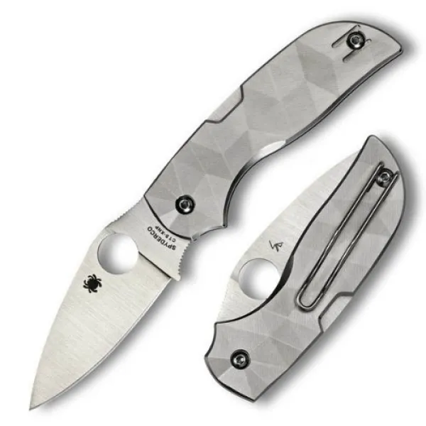 Spyderco Chaparral Titanium Plain Edge knives C152TIP