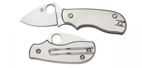 Spyderco Squeak Titanium Slipit knives C154TIP