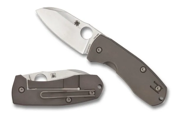 Spyderco Techno 2-titanium-cts Xhp knives C158TIP2