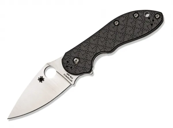 Spyderco Domino Cf-ti Xhp Pln knives C172CFTIP