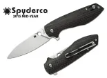 Spyderco Positron Carbon Fiber Plain C195CFP