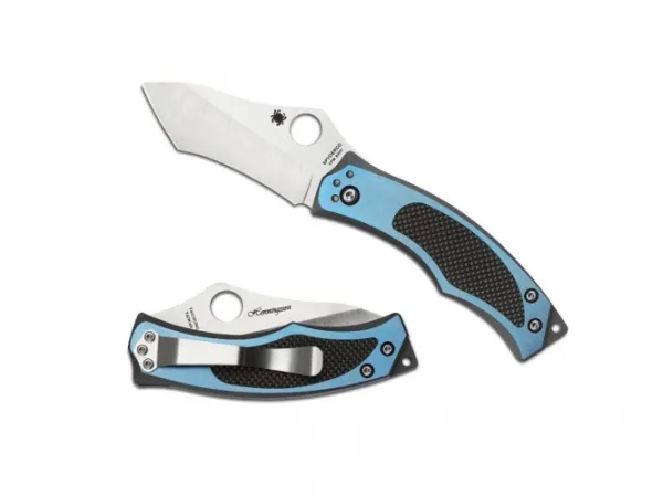 Spyderco Vraango-titanium knives C201TIBLP