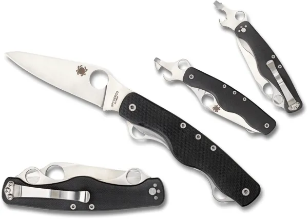 Spyderco Clipitool Standard-black G-10 knives C208GP