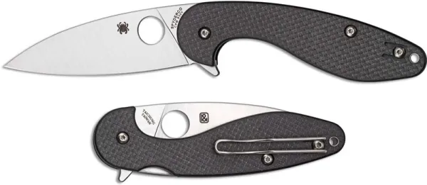 Spyderco Sliverax -cf-g10 Laminate Hndl knives C228CFP