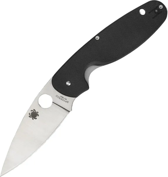 Spyderco Emphasis-black G10-plain Edge knives C245GP