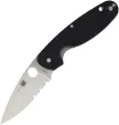 Spyderco EMPHASIS-BLACK G10/COMB EDGE - C245GPS
