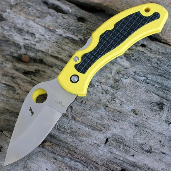 Spyderco Snap-it Salt-plain Edge knives C26PYL