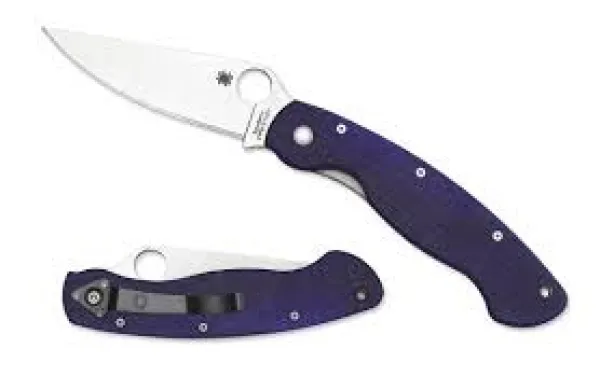 Spyderco Military G-10 Dark Blue C36GPDBL