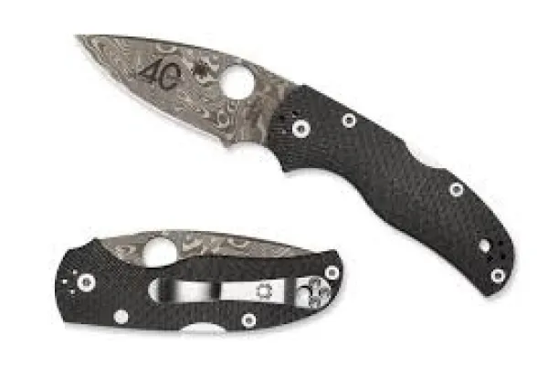 Spyderco Native 5 40th Anniversary SPC41CF40TH Plain Edge