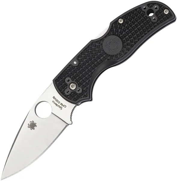 Spyderco Native 5-blk Blade-plain Edge knives C41PBBK5