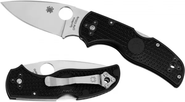 Spyderco Native 5 Spyderedge Black Frn knives C41SBK5