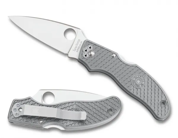 Spyderco Calypso Jr-gray Hndl-sprint knives C52FPGYE