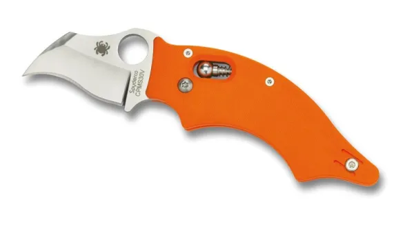 Spyderco Dodo Plainedge Orange G-10 knives C80GPOR