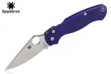 Spyderco Para Military II Blue Knife SC81GPDBL2