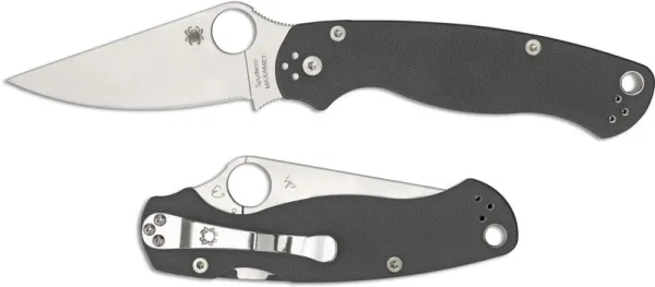 Spyderco Para Military 2-gray-maxamet knives C81GPDGY2