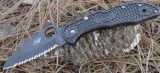 Spyderco Salt 2 Black Serrated Edge C88SBBK2