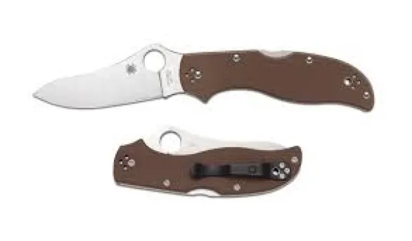 Spyderco Stretch 2-g-10 Brown-zdp-189 knives C90GBNPE2