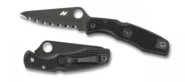 Spyderco Pacific Salt-black Blade-h1 knives C91SBBK
