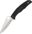 Spyderco PACIFIC SALT 2-BLK FRN/SERRATD - C91SBK2