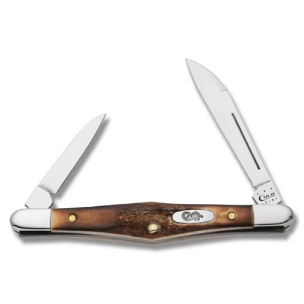 Case Tuxedo Burnt Stag Knives CA10401